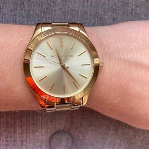 Gold Michael Kors watch
